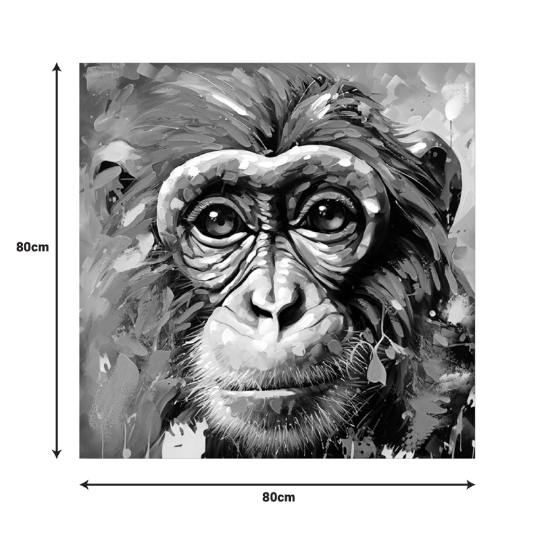 Πίνακας σε καμβά Bano Inart 80x3x80εκ 2