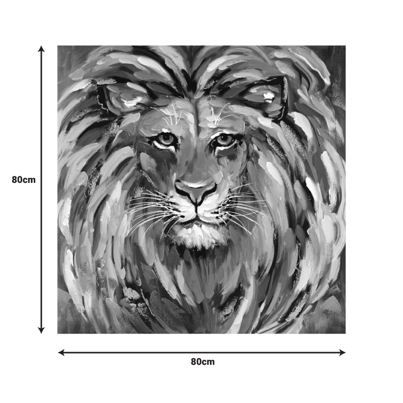 Πίνακας σε καμβά Martin Inart 80x3x80εκ 2
