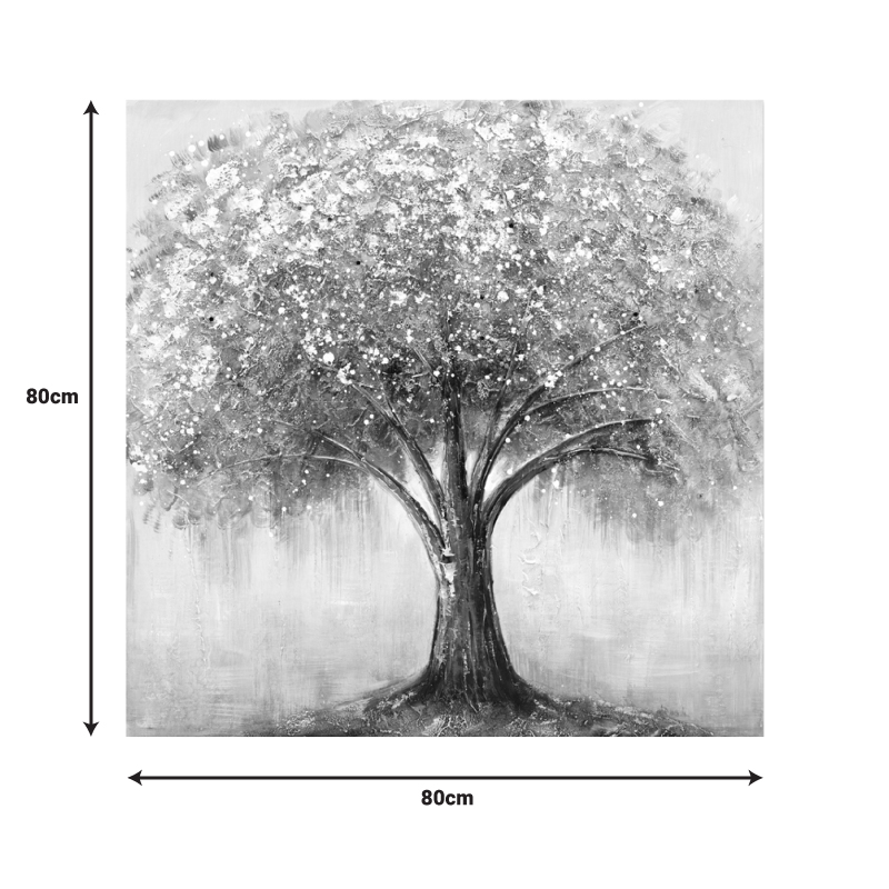Πίνακας σε καμβά Nator I 3D Inart 80x3x80εκ 2