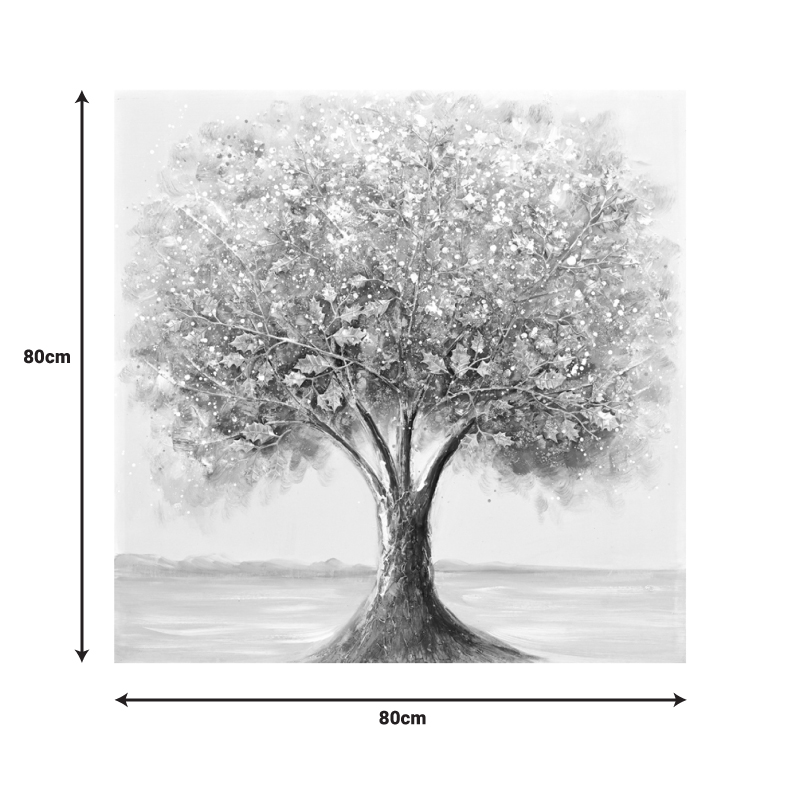 Πίνακας σε καμβά Nator II 3D Inart 80x3x80εκ 2