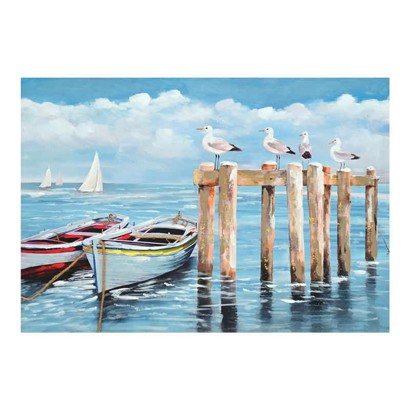 Πίνακας σε καμβά Port I Inart 100x3x70εκ 1