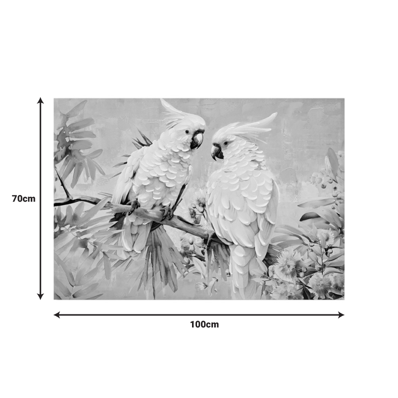 Πίνακας σε καμβά Parote Inart 100x3x70εκ 2