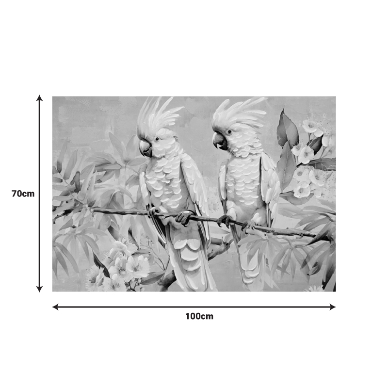 Πίνακας σε καμβά Parote Ι Inart 100x3x70εκ 2