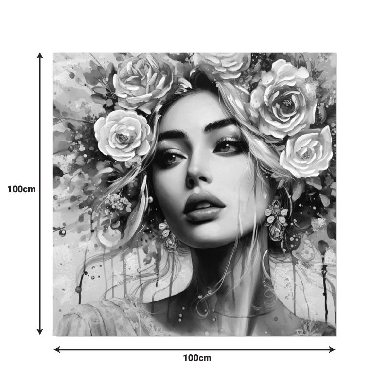 Πίνακας σε καμβά Prima Ι Inart 100x3x100εκ 2