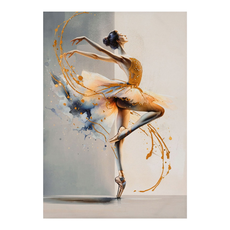 Πίνακας σε καμβά Dancito 3D Inart 70x2.5x100εκ 1