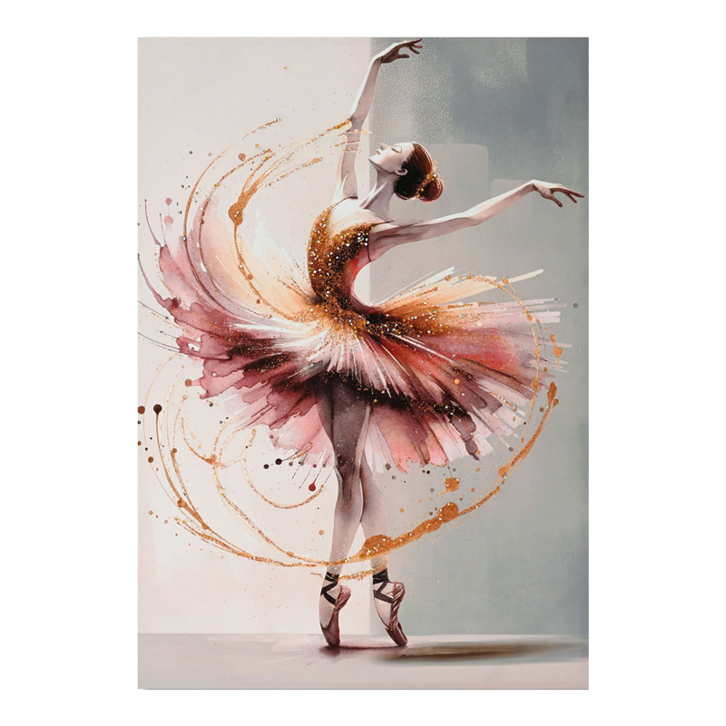Πίνακας σε καμβά Dancito I 3D Inart 70x2.5x100εκ 1