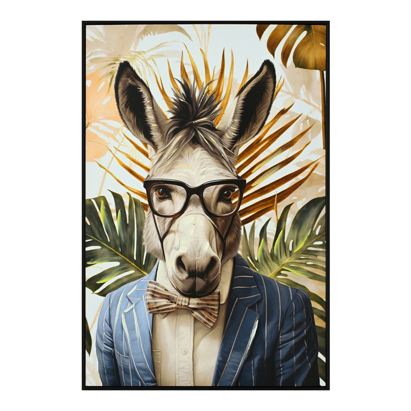 Πίνακας σε καμβά Αsilas Ι Inart 62x4x92εκ 1
