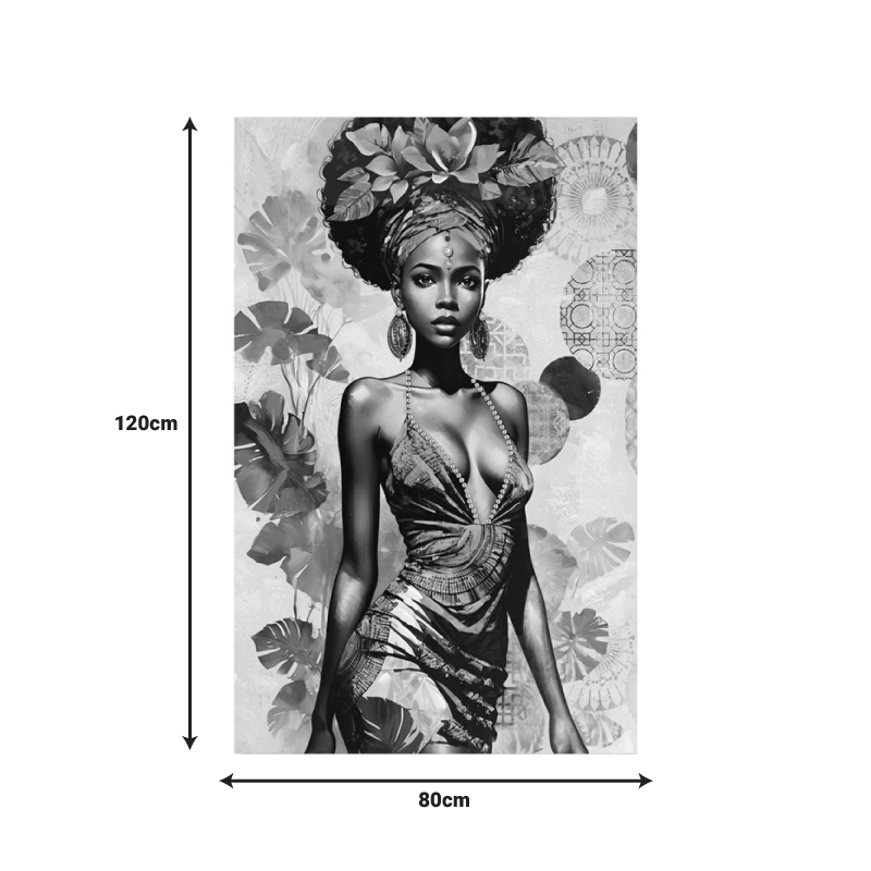 Πίνακας σε καμβά Georgina 3D Inart 80x3x120εκ 2