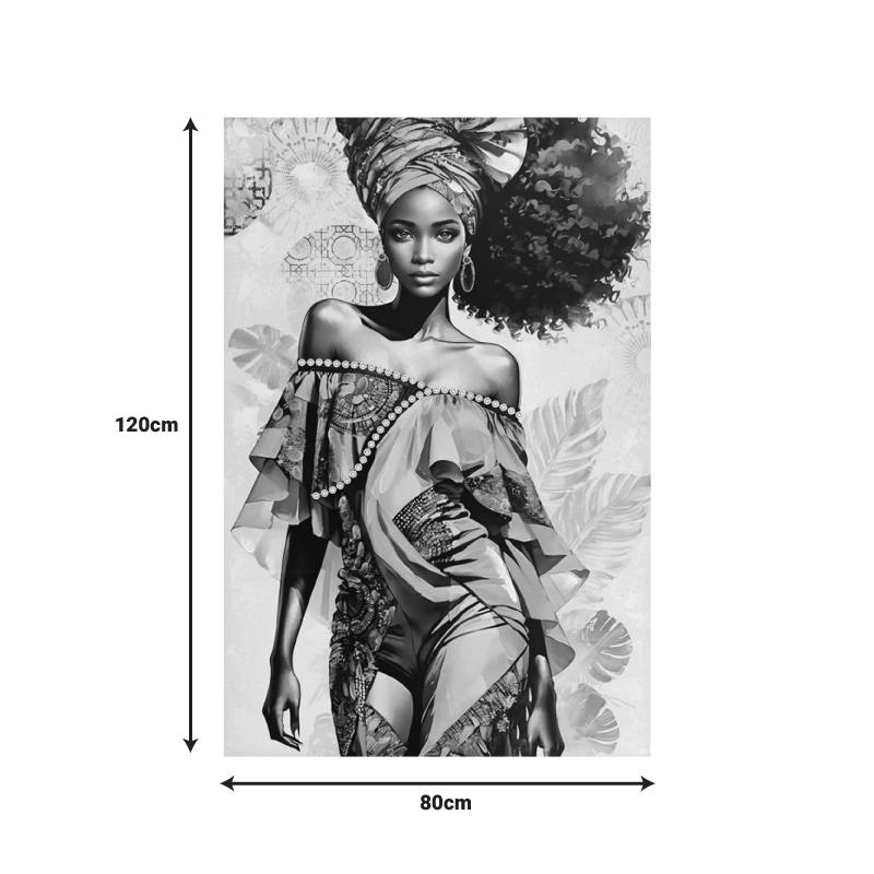 Πίνακας σε καμβά Georgina I 3D Inart 80x3x120εκ 2