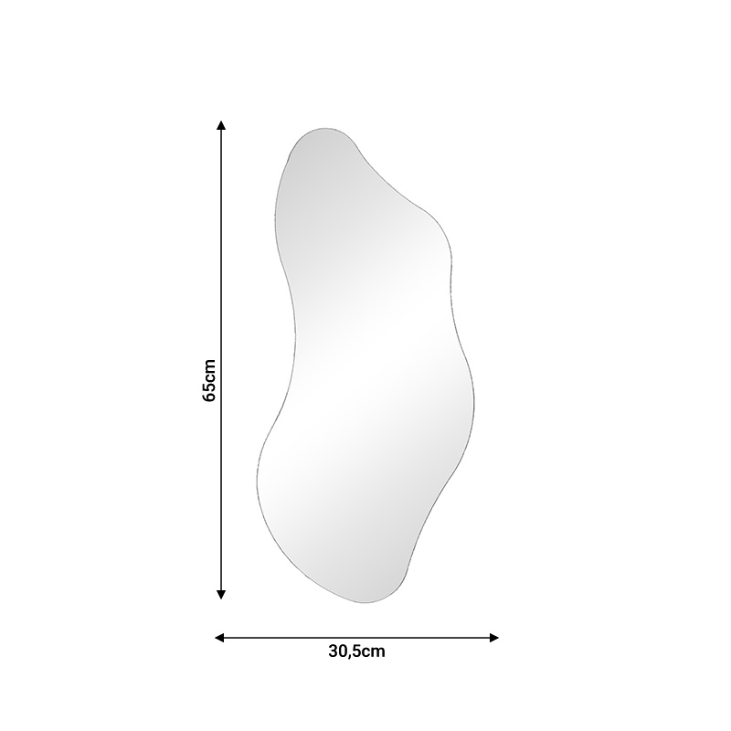 Καθρέπτης Vanis pakoworld 30.5x1x65εκ 2