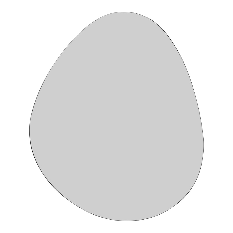 Καθρέπτης Hahoe pakoworld 60x1x72.5εκ 1