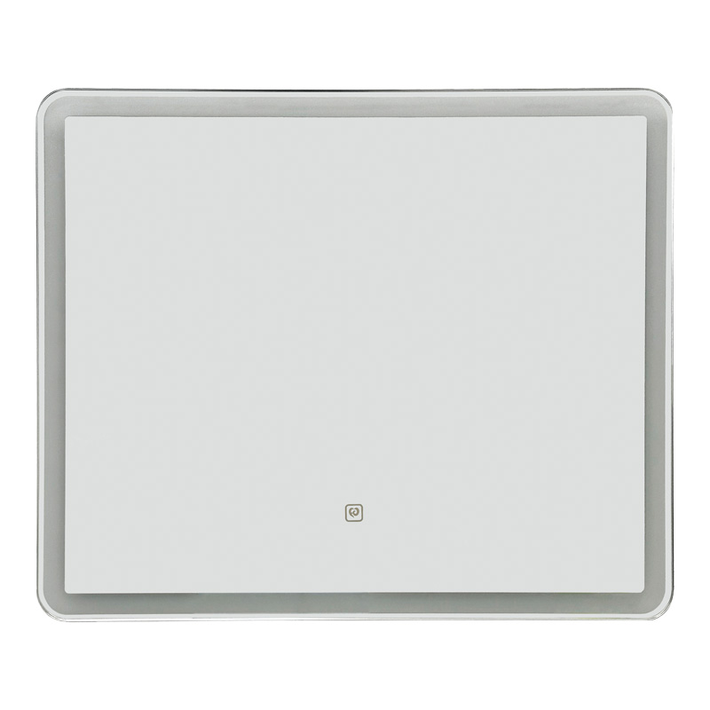 Καθρέπτης Led Quadrou pakoworld pp-αλουμίνιο 60x3x50εκ 1