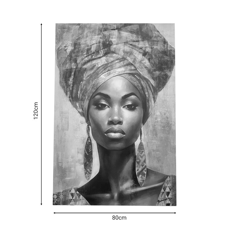 Πίνακας σε καμβά Siena Inart 80x3x120εκ 2