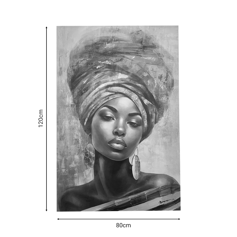 Πίνακας σε καμβά Siena I Inart 80x3x120εκ 2