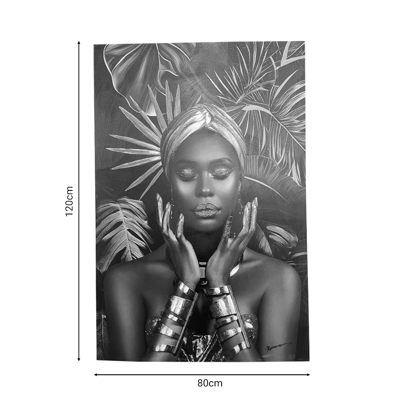 Πίνακας σε καμβά Umone I Inart 80x3x120εκ 2