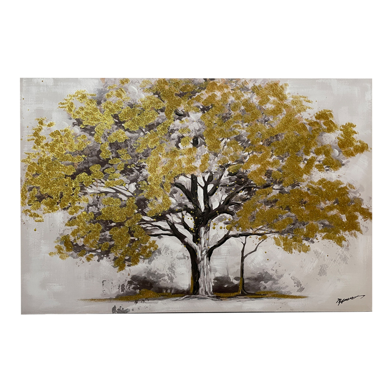 Πίνακας σε καμβά Blafo Inart 120x3x80εκ 1