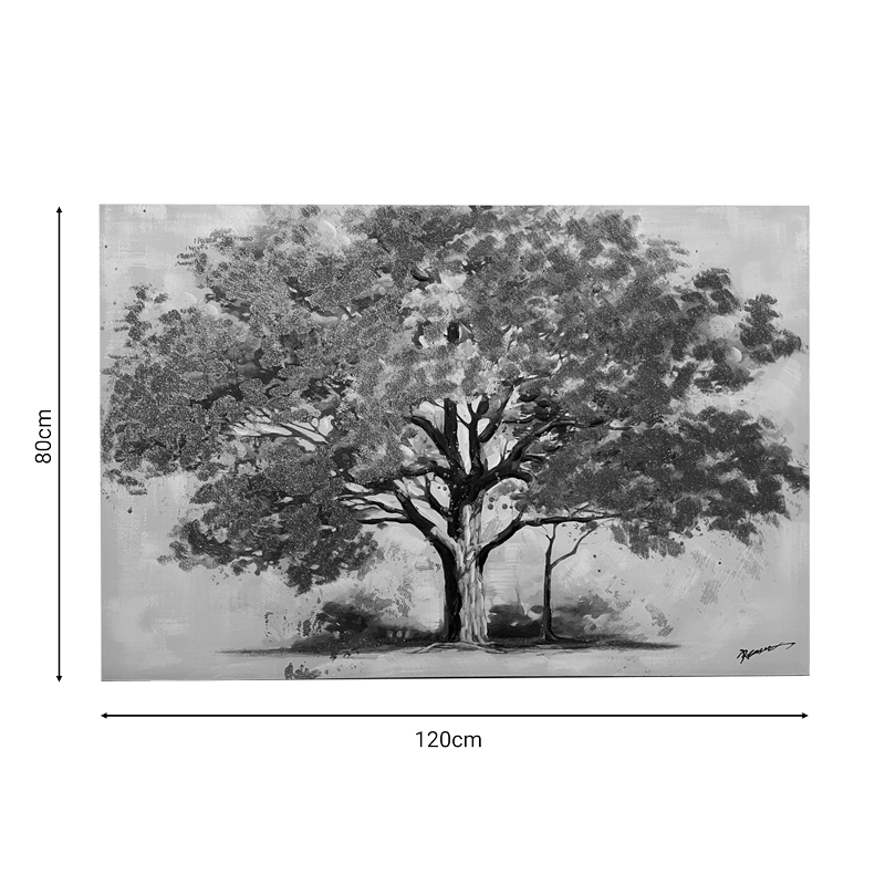 Πίνακας σε καμβά Blafo Inart 120x3x80εκ 2