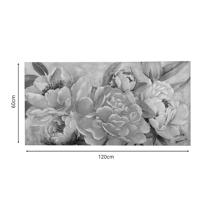 Πίνακας σε καμβά Kattie I Inart 120x3x60εκ 2