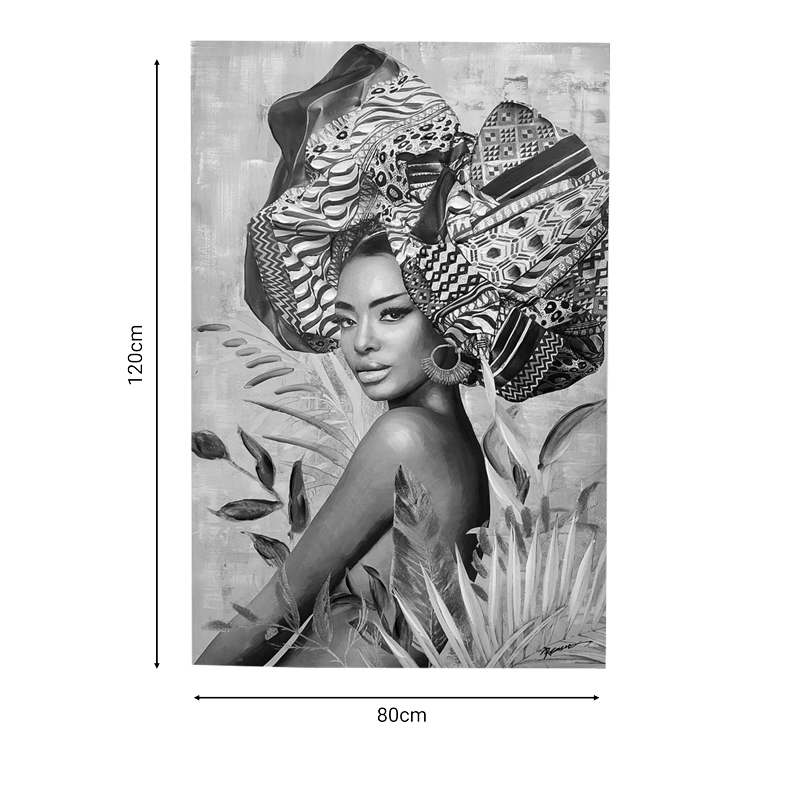 Πίνακας σε καμβά Jewler I 3D Inart 80x3x120εκ 2