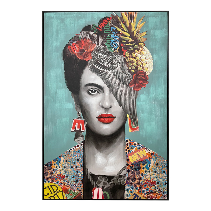 Πίνακας σε καμβά Frilo Inart με πλαίσιο 80x3x120εκ 1