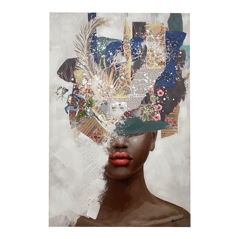 Πίνακας σε καμβά Drenia Inart 80x3x120εκ 1