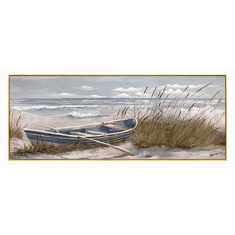 Πίνακας σε καμβά Barcu Inart με πλαίσιο 150x3.5x60εκ 1