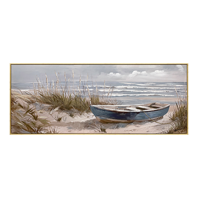 Πίνακας σε καμβά Barcu I Inart με πλαίσιο 150x3.5x60εκ 1