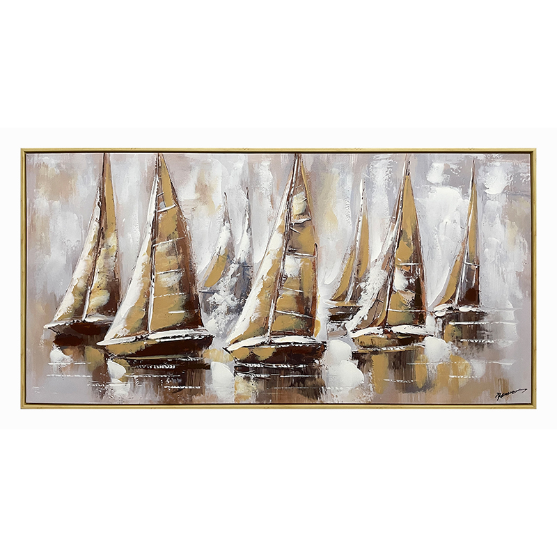 Πίνακας σε καμβά Yelkan Inart με πλαίσιο 120x3.5x60εκ 1