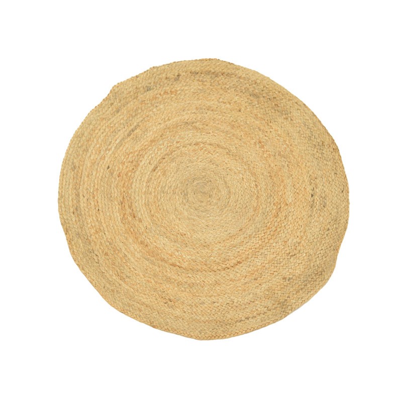 Χαλί Solon Inart φυσικό γιούτα 100x100x1εκ 1