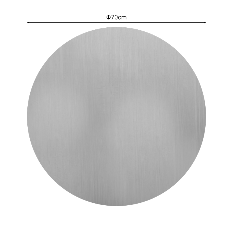 Επιφάνεια τραπεζιού Tredial pakoworld τ.Werzalit μπεζ Φ70εκ 2