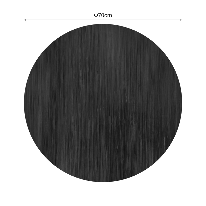 Επιφάνεια τραπεζιού Jedre pakoworld τ.Werzalit καρυδί Φ70εκ 2