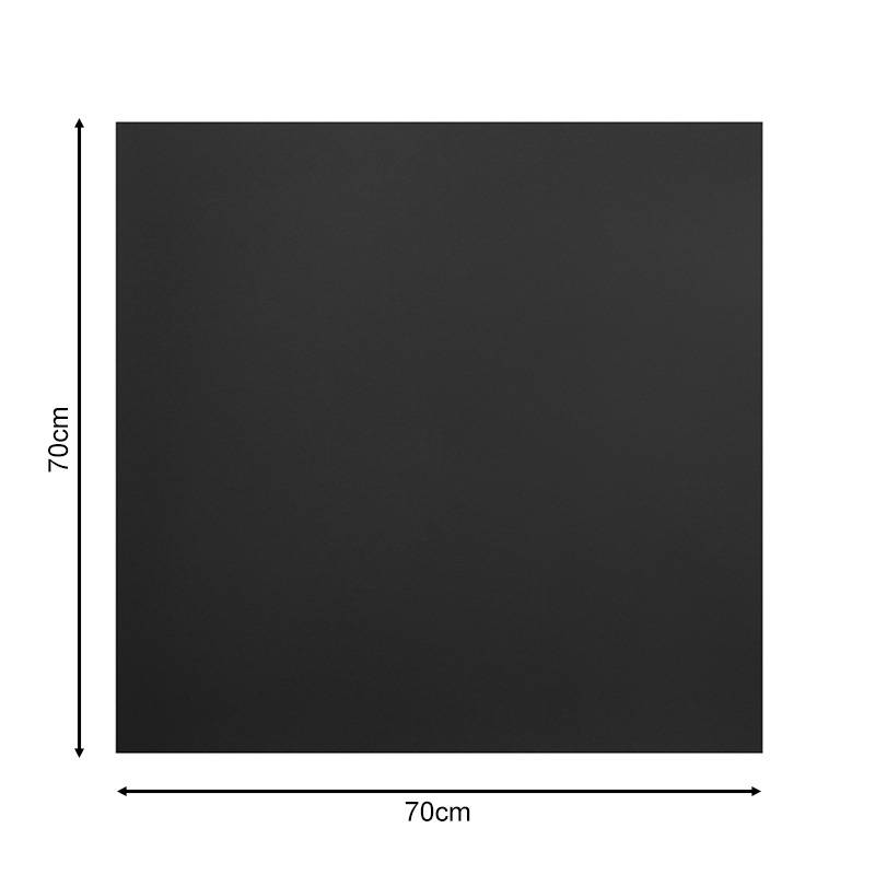 Επιφάνεια τραπεζιού Sensie pakoworld τ.Werzalit ανθρακί 70x70εκ 2