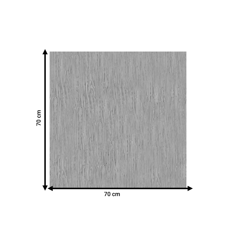 Επιφάνεια τραπεζιού Mordo pakoworld τ.Werzalit oak 70x70εκ 2