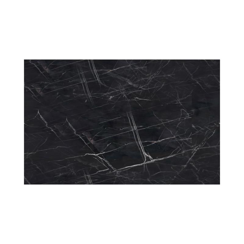 Επιφάνεια τραπεζιού Saran pakoworld τ.Werzalit μαύρο μαρμάρου 120x80εκ 1