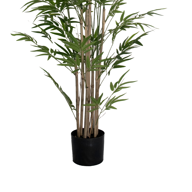 Διακοσμητικό φυτό Bamboo I σε γλάστρα Inart πράσινο pp Υ150εκ 3