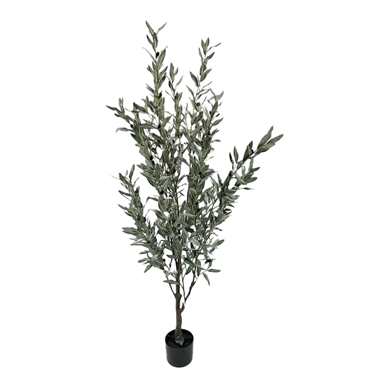 Διακοσμητικό φυτό Olive tree II σε γλάστρα Inart πράσινο pp Υ160εκ 1