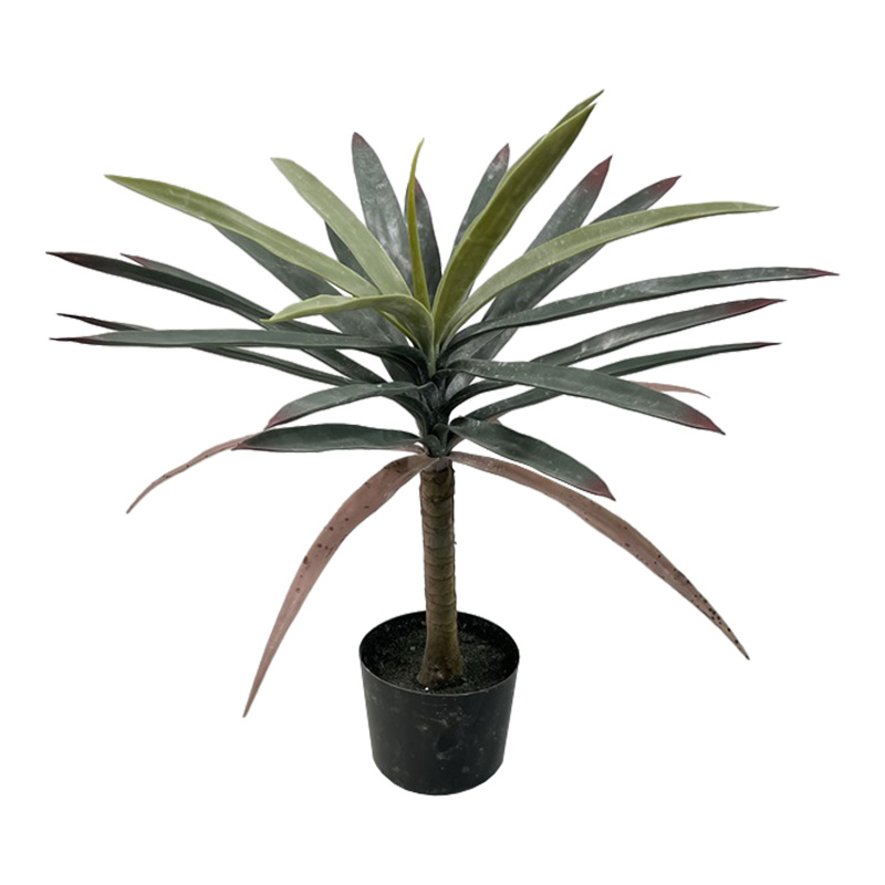 Διακοσμητικό φυτό Dracaena palm σε γλάστρα Inart πράσινο pp Υ62εκ 1