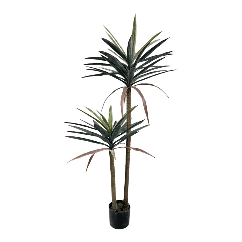 Διακοσμητικό φυτό Dracaena palm σε γλάστρα Inart πράσινο pp Υ125εκ 1
