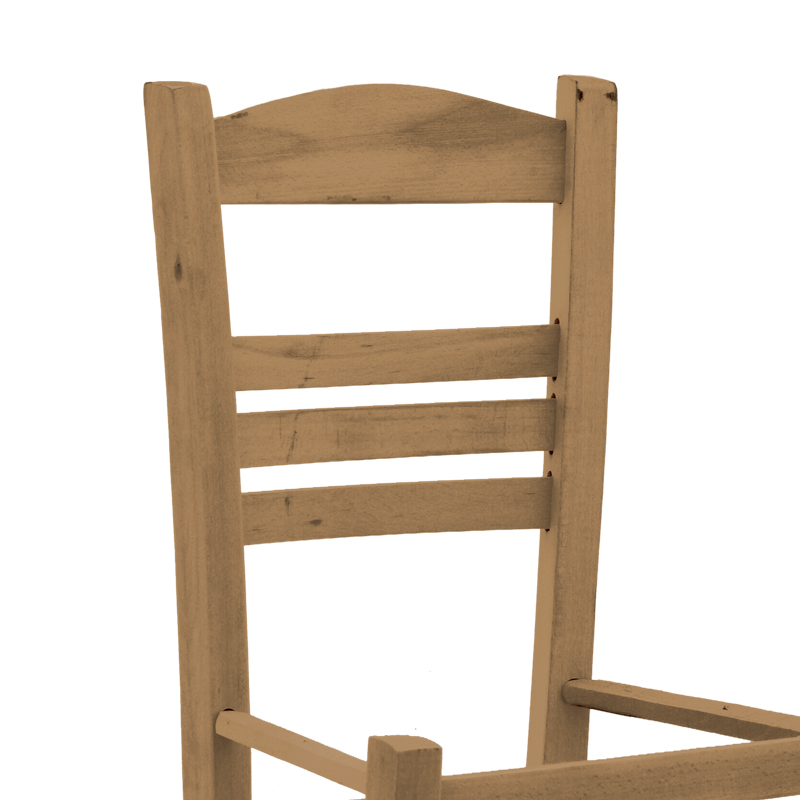 Καρέκλα καφενείου Επιλοχία pakoworld καρυδί ξύλο 42x40x89εκ 6