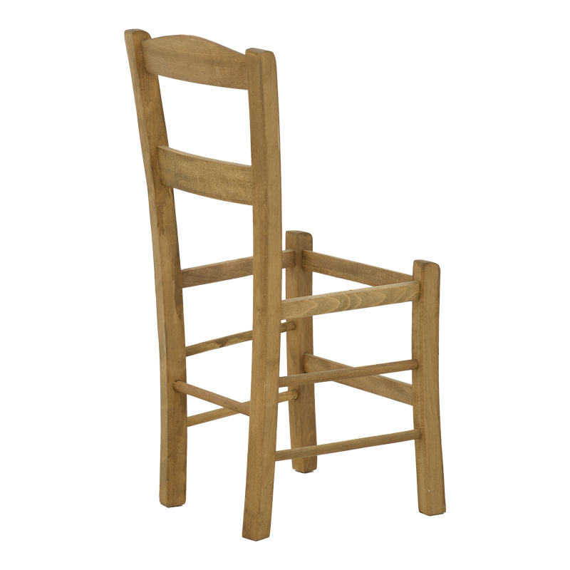 Καρέκλα καφενείου επιλοχία Syros pakoworld καρυδί ξύλο 42x40x89εκ 2