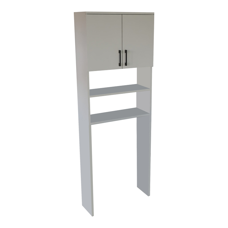 Έπιπλο πλυντηρίου Hifro pakoworld λευκό μελαμίνης 65x27x185.5εκ 1