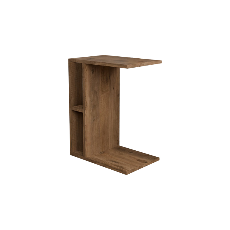 Βοηθητικό τραπέζι Boner pakoworld oak μελαμίνης 45x29.5x61εκ 1