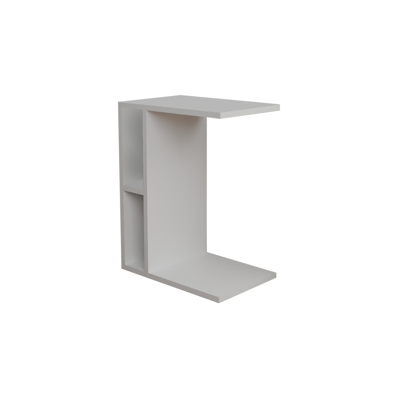 Βοηθητικό τραπέζι Boner pakoworld λευκό μελαμίνης 45x29.5x61εκ 1