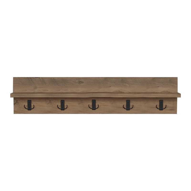 Κρεμάστρα τοίχου Esform pakoworld oak μελαμίνης 80x11x18εκ 3