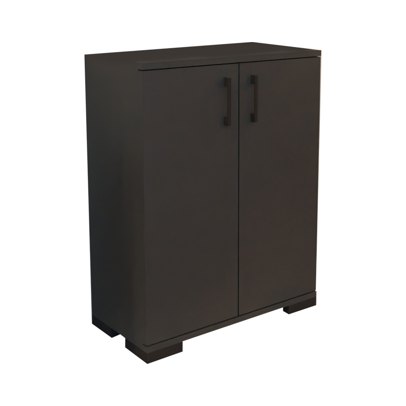 Ντουλάπι Yven pakoworld ανθρακί μελαμίνης 65x32x83εκ 1