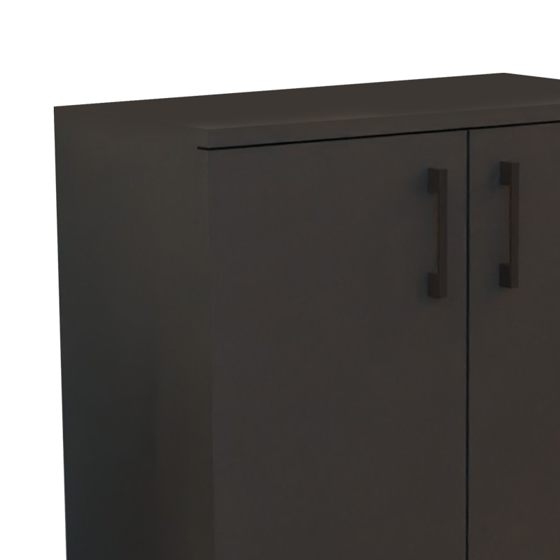 Ντουλάπι Yven pakoworld ανθρακί μελαμίνης 65x32x83εκ 5