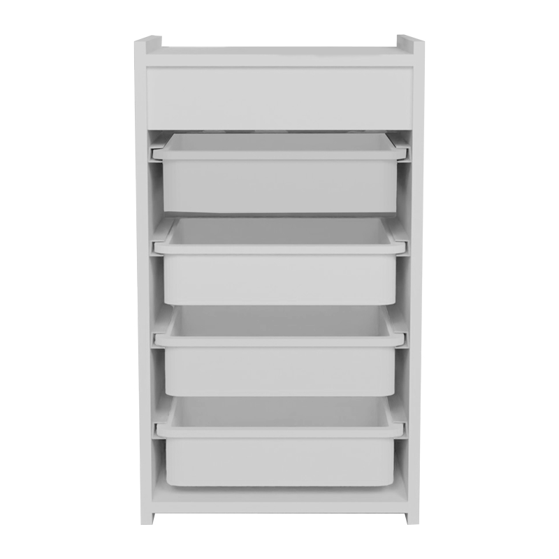 Συρταριέρα με καλάθια Toyli pakoworld λευκό μελαμίνης 45x30x78εκ 3