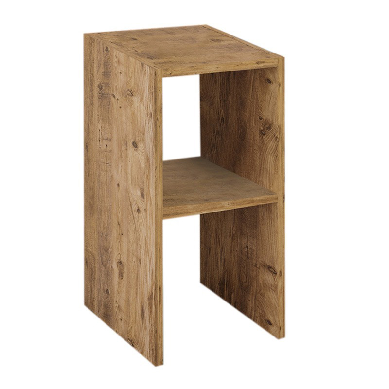 Κομοδίνο Deseo pakoworld σε oak απόχρωση 30x30x60εκ 1