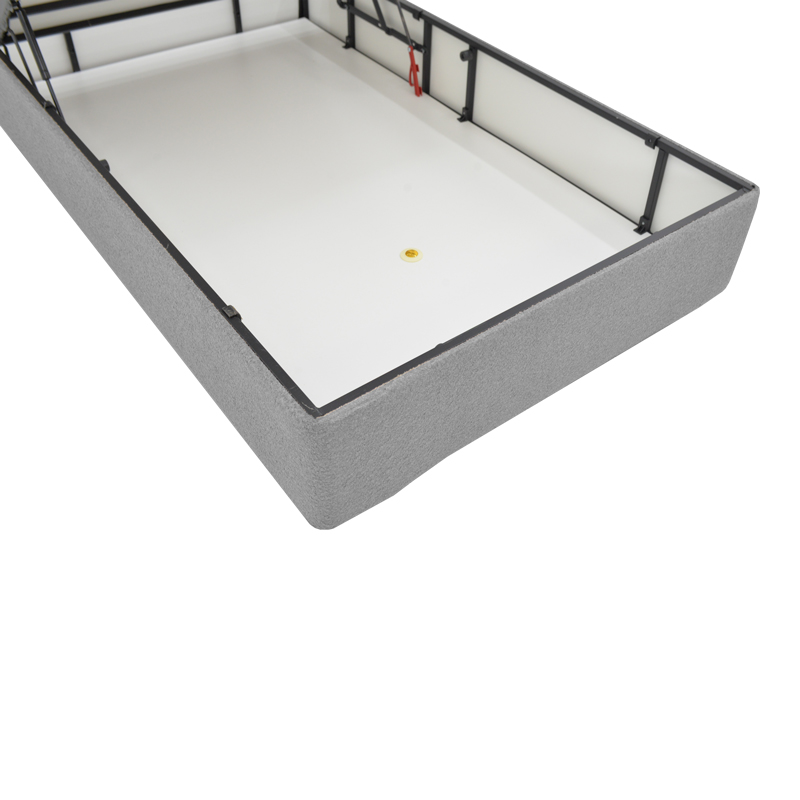 Κρεβάτι μονό Tito pakoworld με αποθηκευτικό χώρο μπουκλέ ύφασμα σε ανοιχτή γκρι απόχρωση 120x200εκ 5