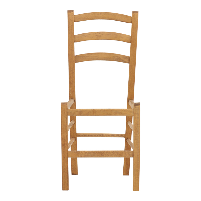 Καρέκλα καφενείου Πάρος pakoworld μασίφ ξύλο οξιάς λούστρο καρυδί 41x42x92εκ 4